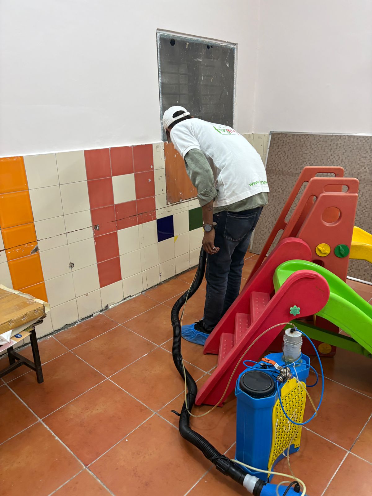 Professional mosquito control in school